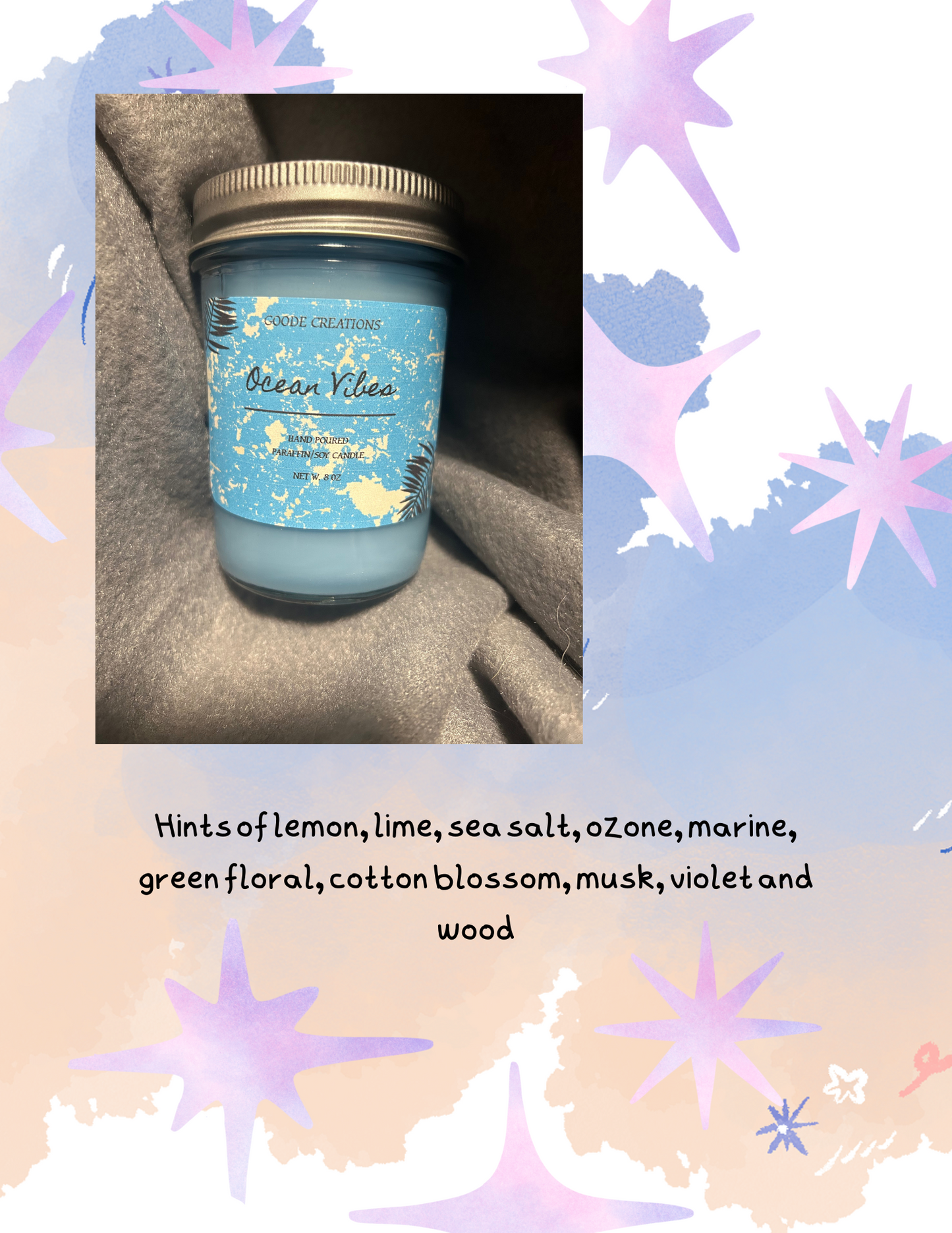 8oz Jelly Jar Candle